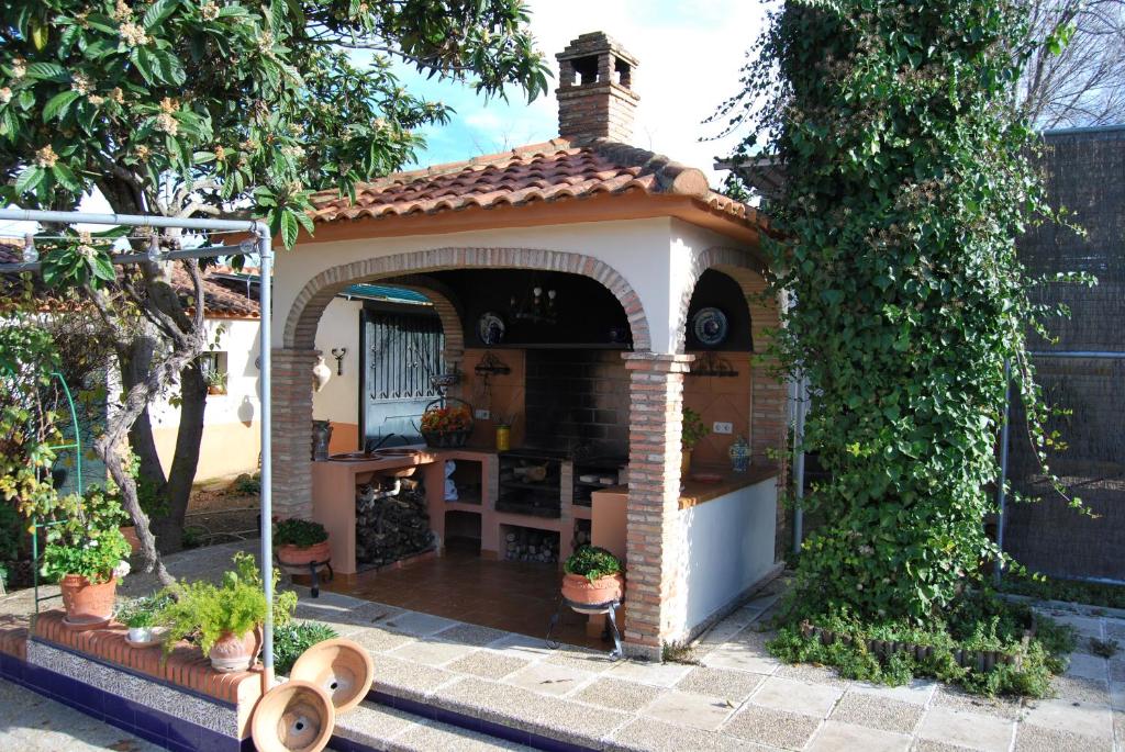 Zona de barbacoa cubierta